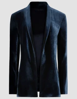 Samt-Blazer Julianne mit Seidenanteil