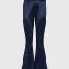Satin Flare-Leg Hose