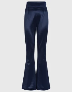 Satin Flare-Leg Hose