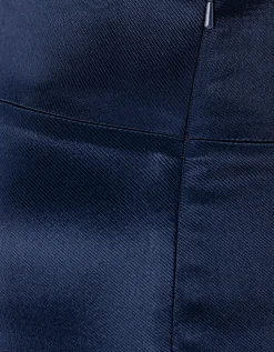 Satin Flare-Leg Hose