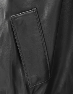 Schaf-Leder Bomberjacke