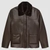 Schafleder-Shearling Wendejacke