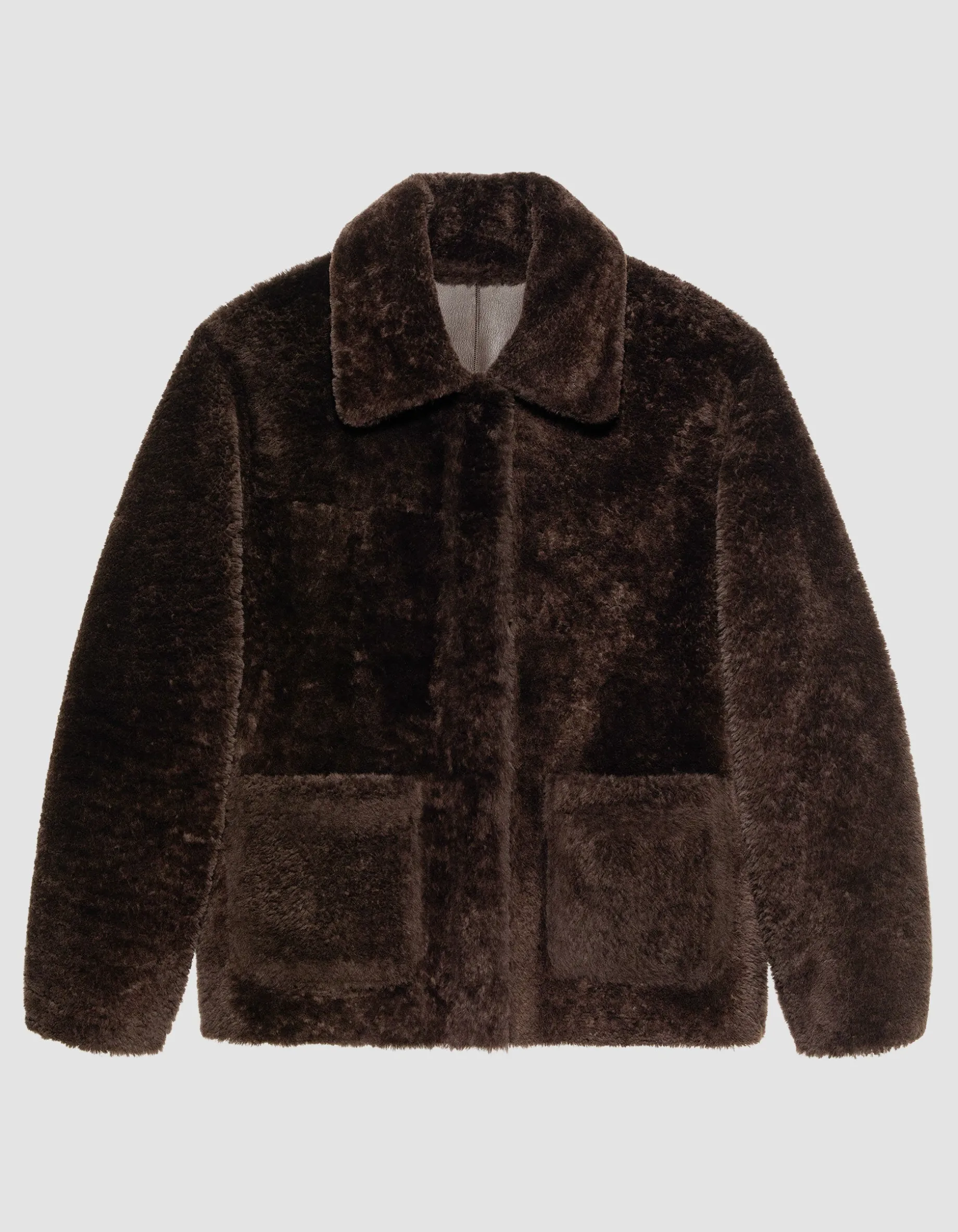 Schafleder-Shearling Wendejacke
