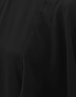 Seiden Bluse mit Flügel-Ärmeln