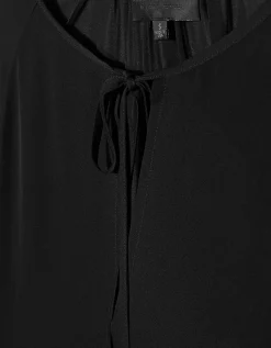 Seiden-Bluse Acadia mit Bindedetail