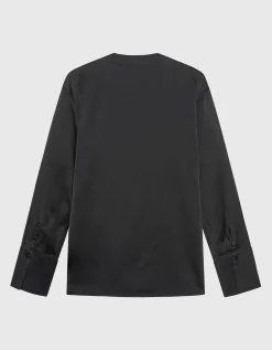 Seiden-Bluse Kihara mit V-Ausschnitt