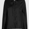 Seiden-Bluse mit Bindedetail