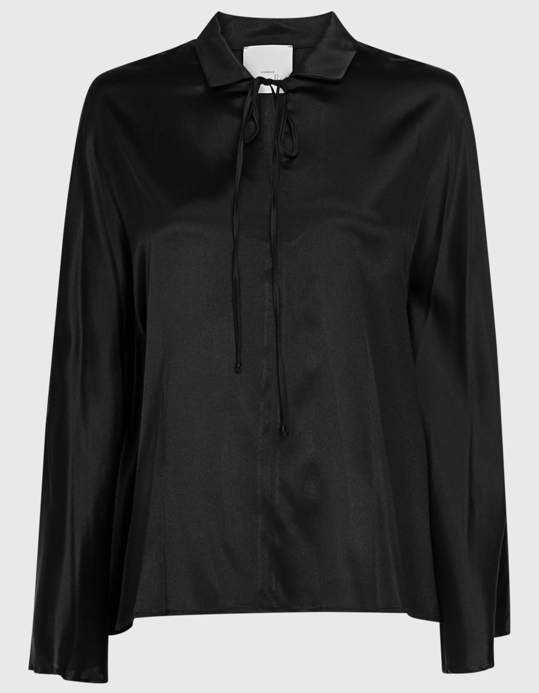 Seiden-Bluse mit Bindedetail