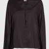 Seiden-Bluse mit Bindedetail