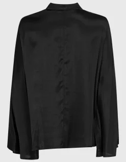 Seiden-Bluse mit Bindedetail