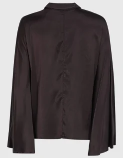 Seiden-Bluse mit Bindedetail