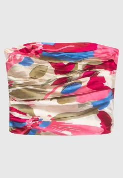 Seiden-Mix Bandeau-Top