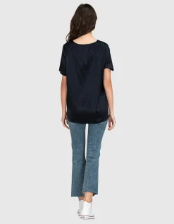 Seiden-Mix Bluse Pisa