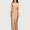 Seiden-Mix Maxi Kleid Cremona