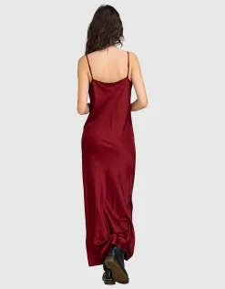 Seiden-Mix Maxi Kleid Cremona