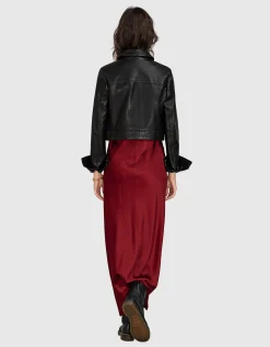 Seiden-Mix Maxi Kleid Cremona