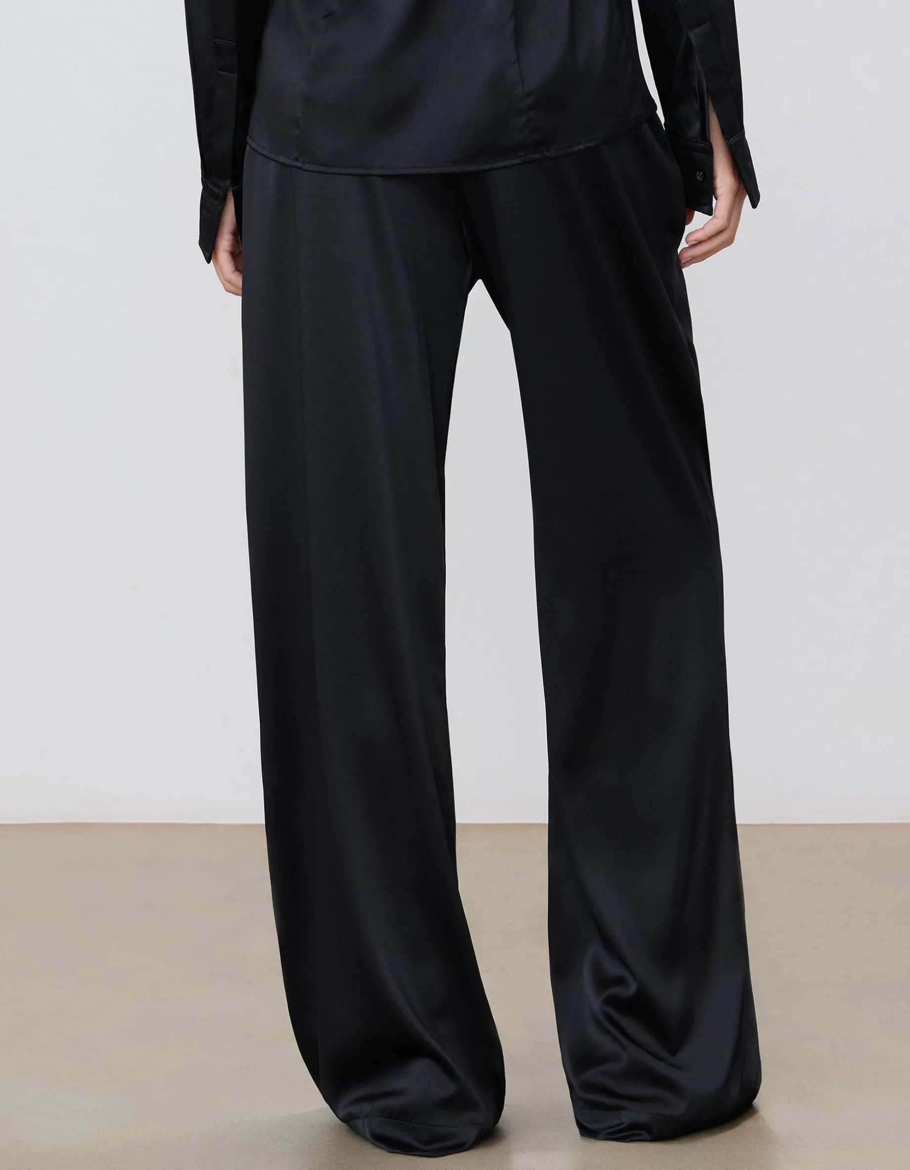 Seiden-Mix Wide-Leg Hose Brody