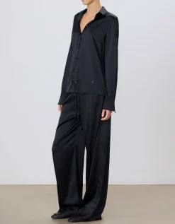 Seiden-Mix Wide-Leg Hose Brody