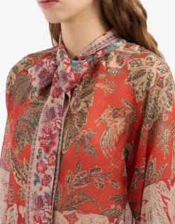 Seiden-Schluppen-Bluse