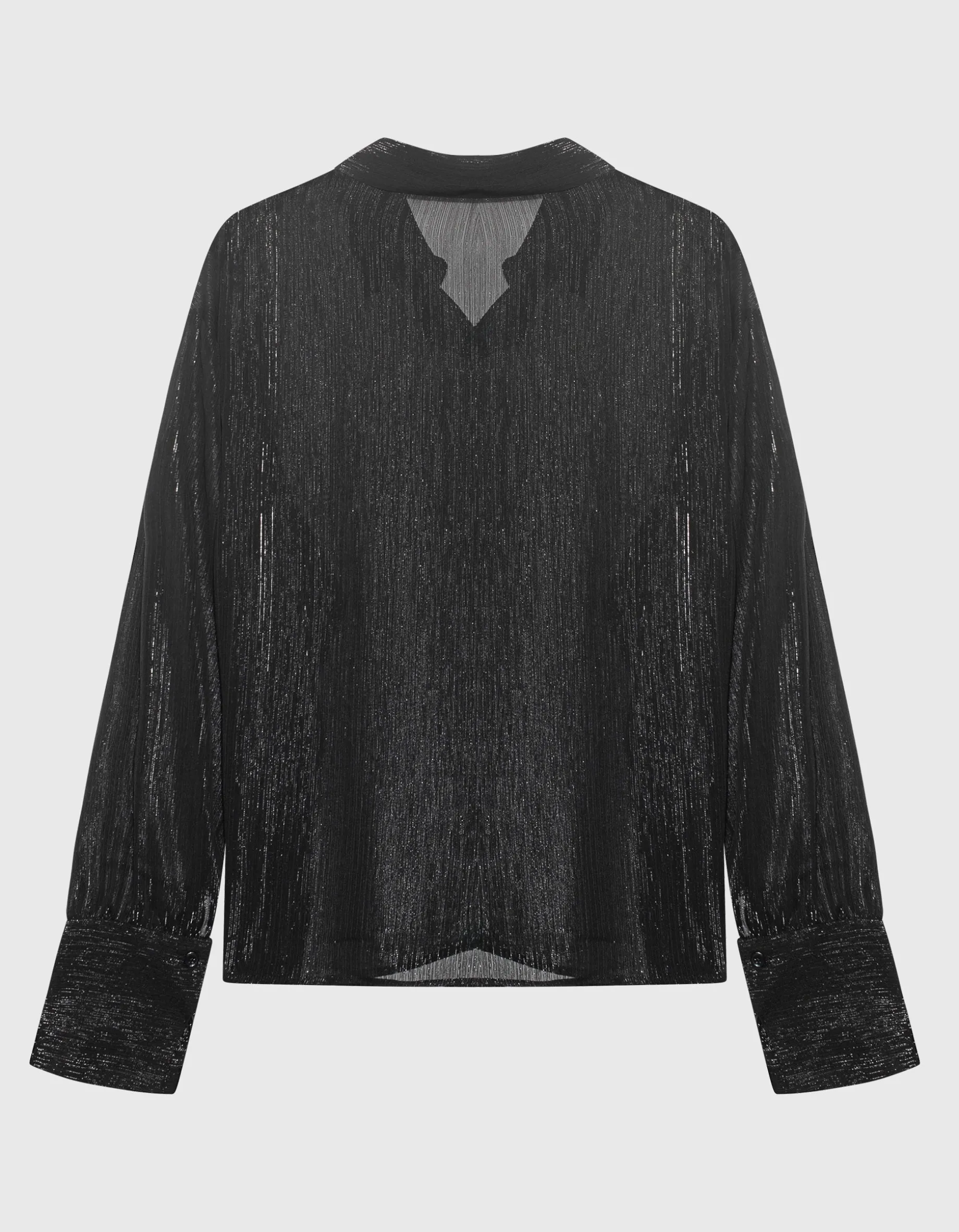 Semi-transparente Bluse Ginalla mit Effektgarn