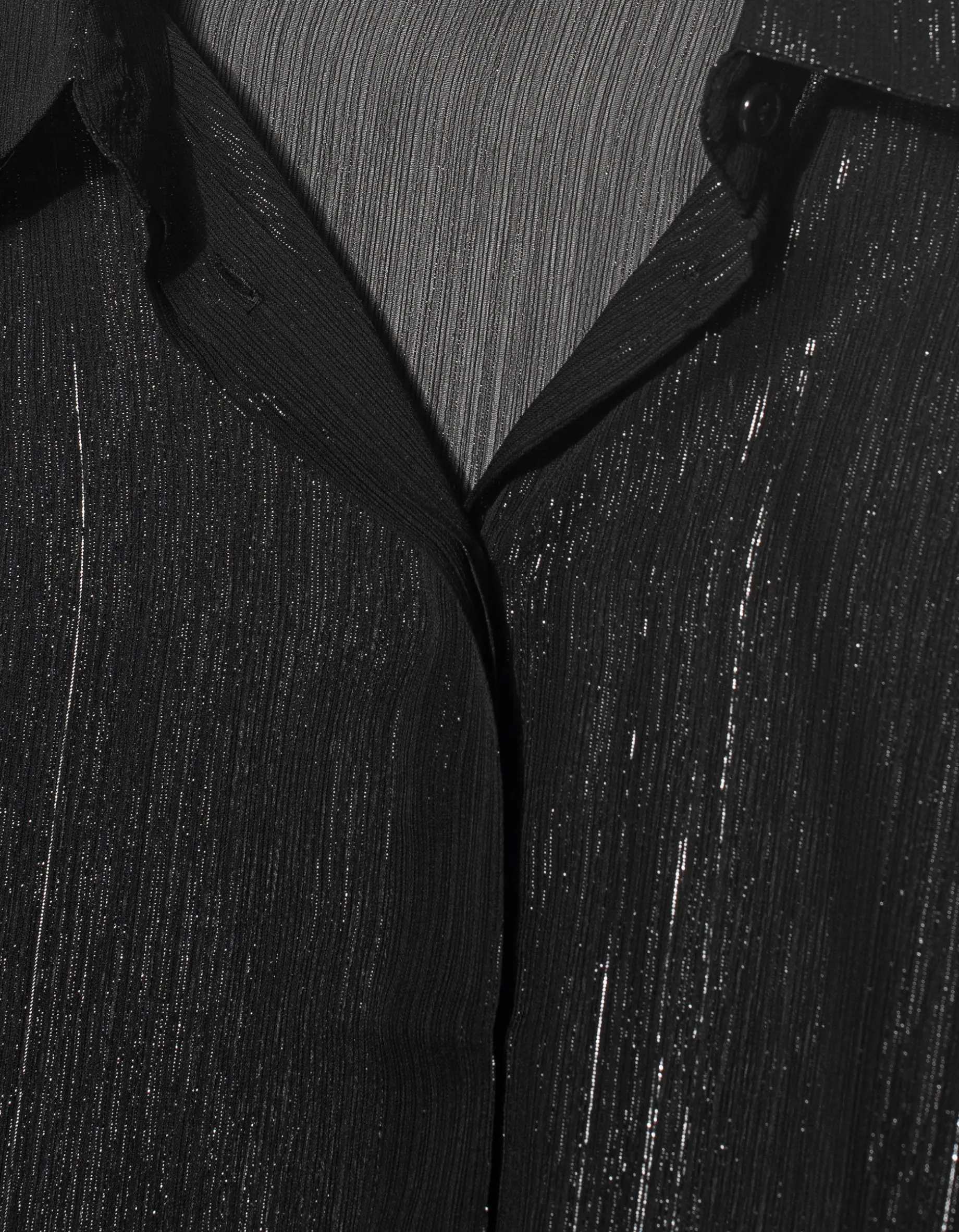 Semi-transparente Bluse Ginalla mit Effektgarn