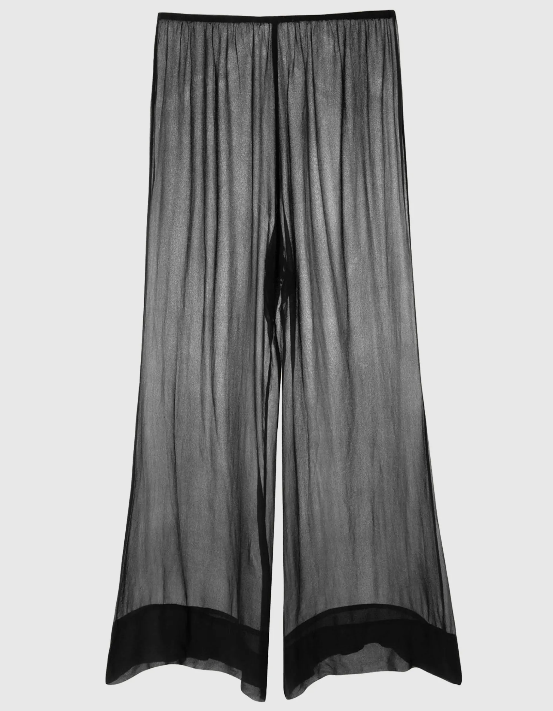 Semi-Transparente Seiden-Hose