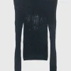 Semi-Transparentes Feinstrick-Longsleeve