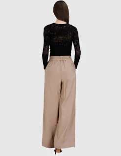 Semi-Transparentes Feinstrick-Longsleeve