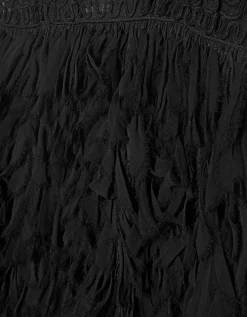 Semi-Transparentes Mini-Kleid Harlow mit Fransen