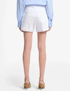 Shorts Swan mit Saumumschlag