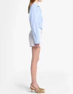 Shorts Swan mit Saumumschlag