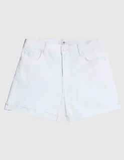 Shorts Swan mit Saumumschlag