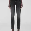 Skinny-Fit Jeans mit Zipper-Details Jax