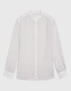 Slim-Fit Leinen Hemd