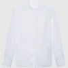 Slim-Fit Leinen-Bluse