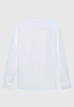 Slim-Fit Leinen-Bluse