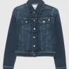 Slim-Fit Stretch-Jeansjacke
