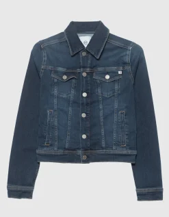 Slim-Fit Stretch-Jeansjacke