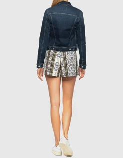 Slim-Fit Stretch-Jeansjacke