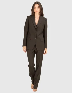 Slim-Fit Woll-Hose