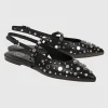 Sling-Back Ballerina Brenda mit Nieten