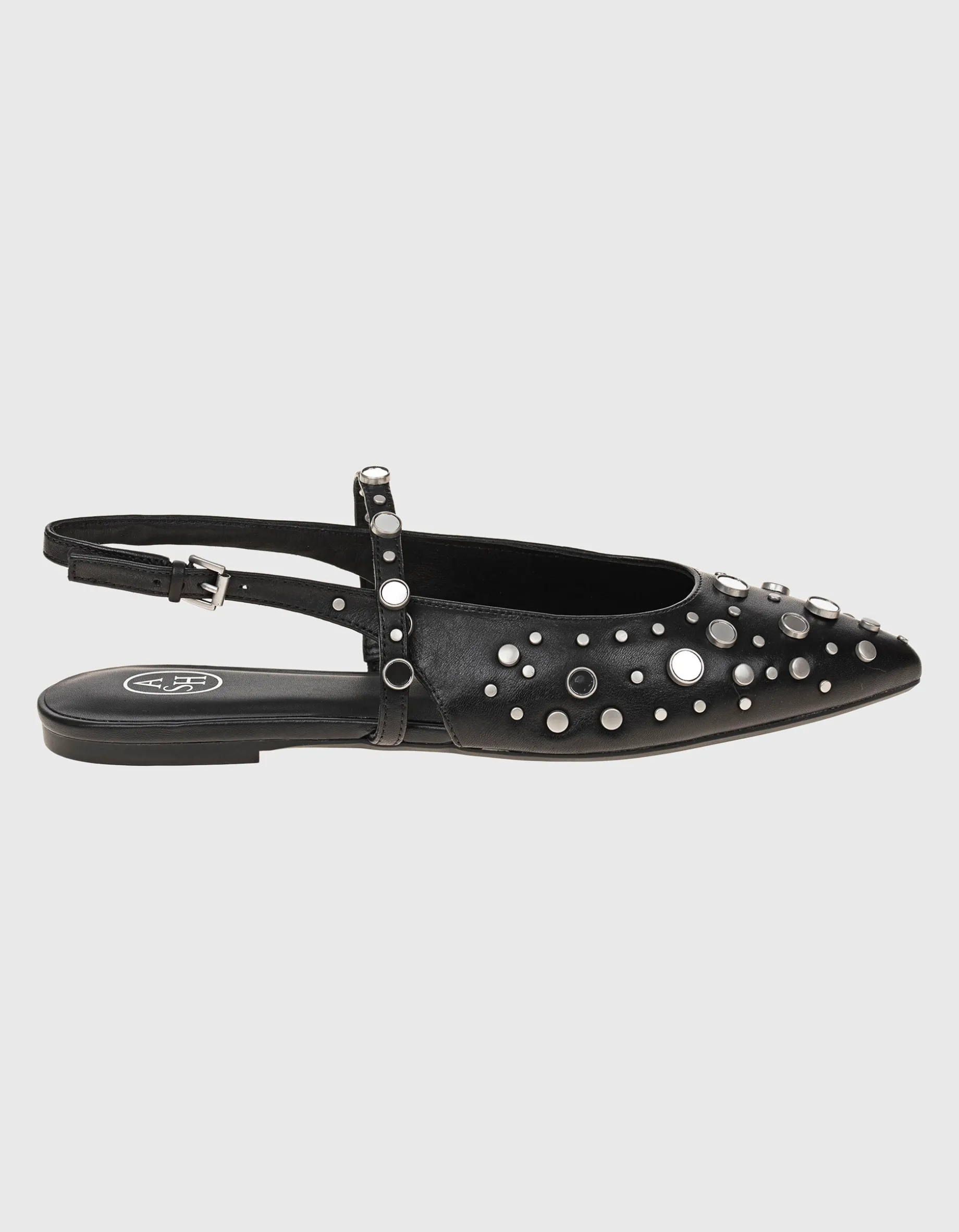 Sling-Back Ballerina Brenda mit Nieten