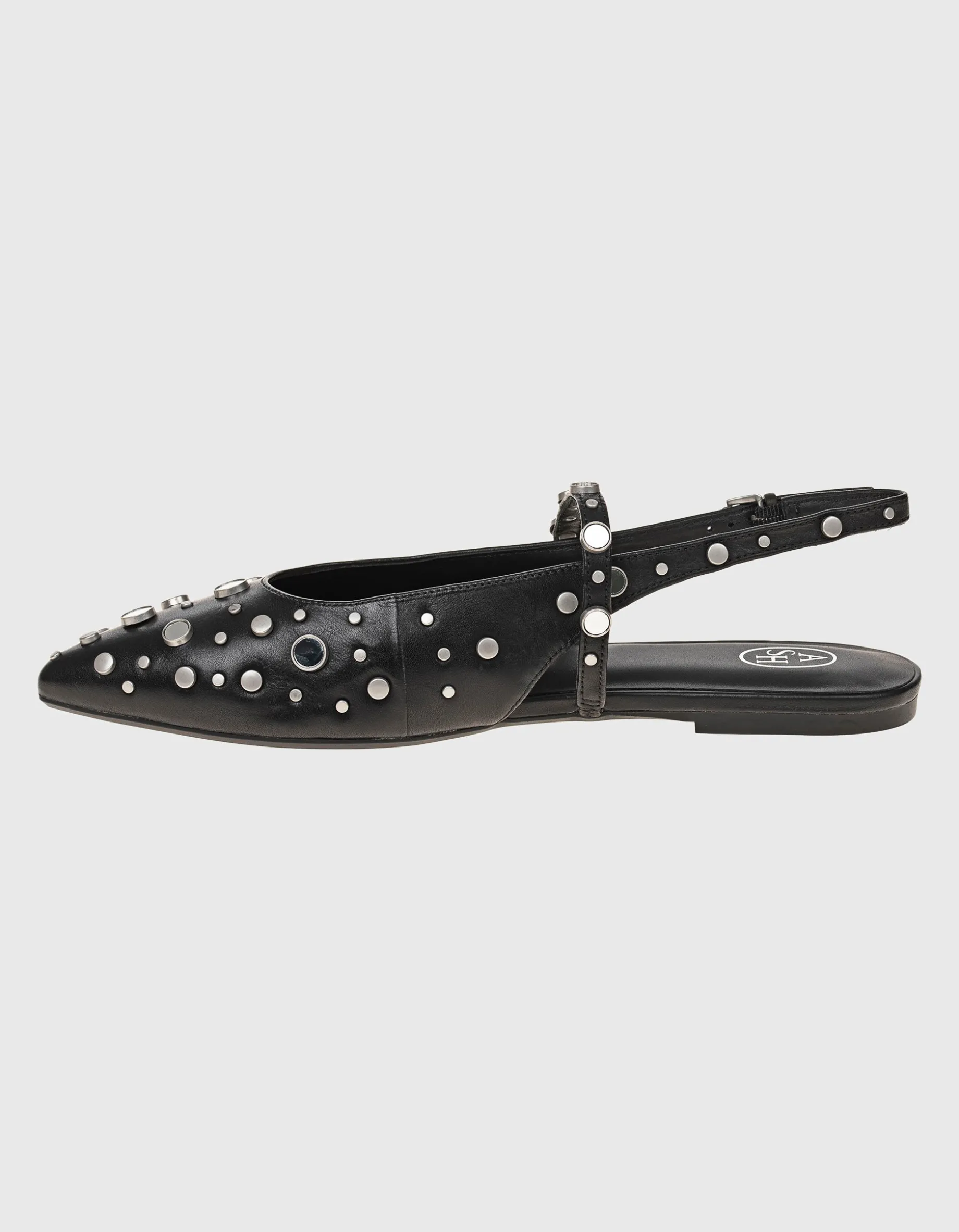 Sling-Back Ballerina Brenda mit Nieten
