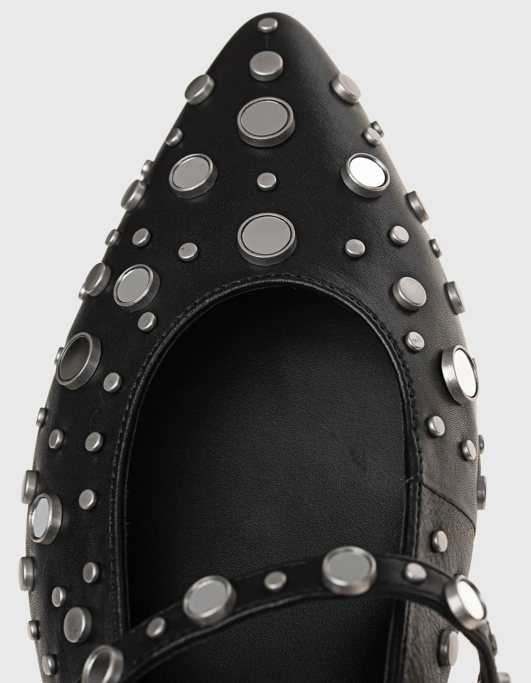 Sling-Back Ballerina Brenda mit Nieten