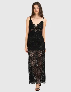 Spitzen-Trägerkleid