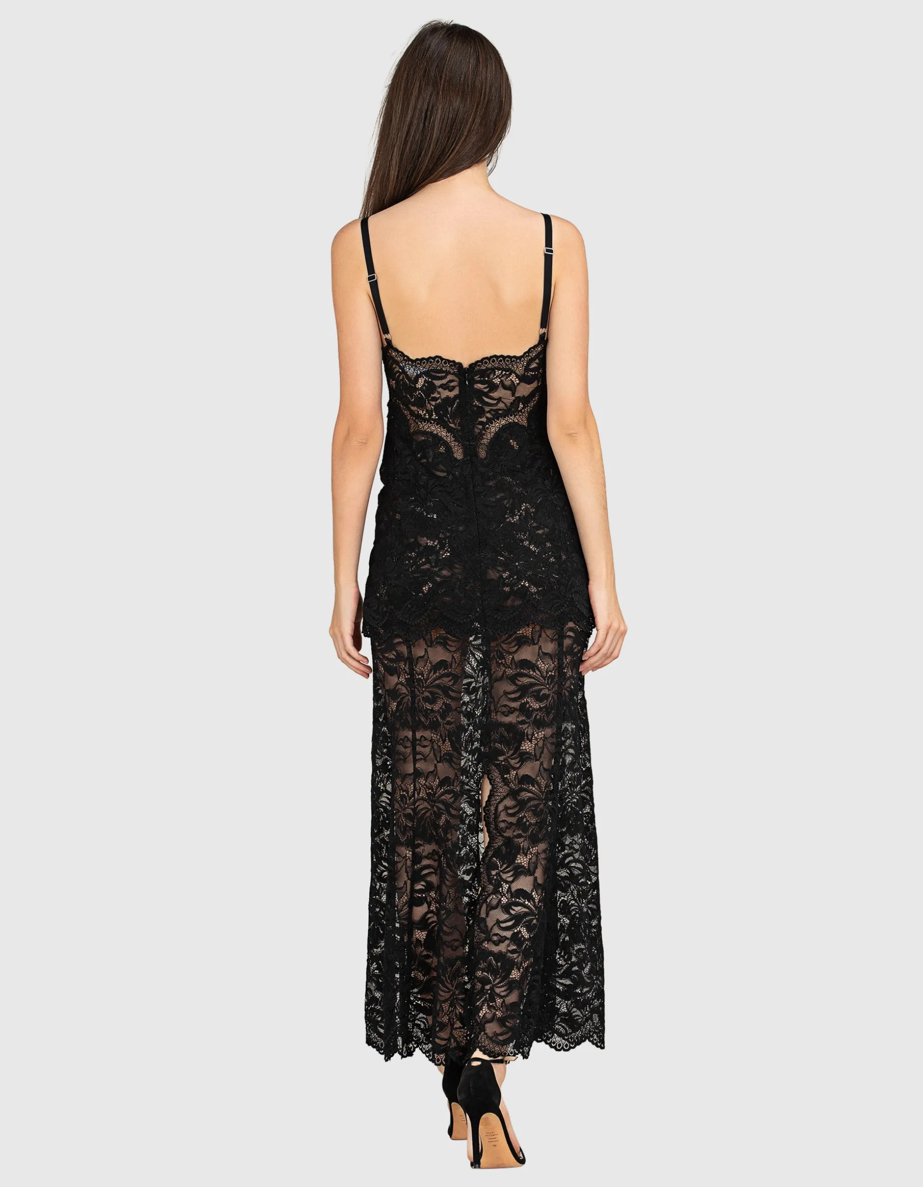 Spitzen-Trägerkleid