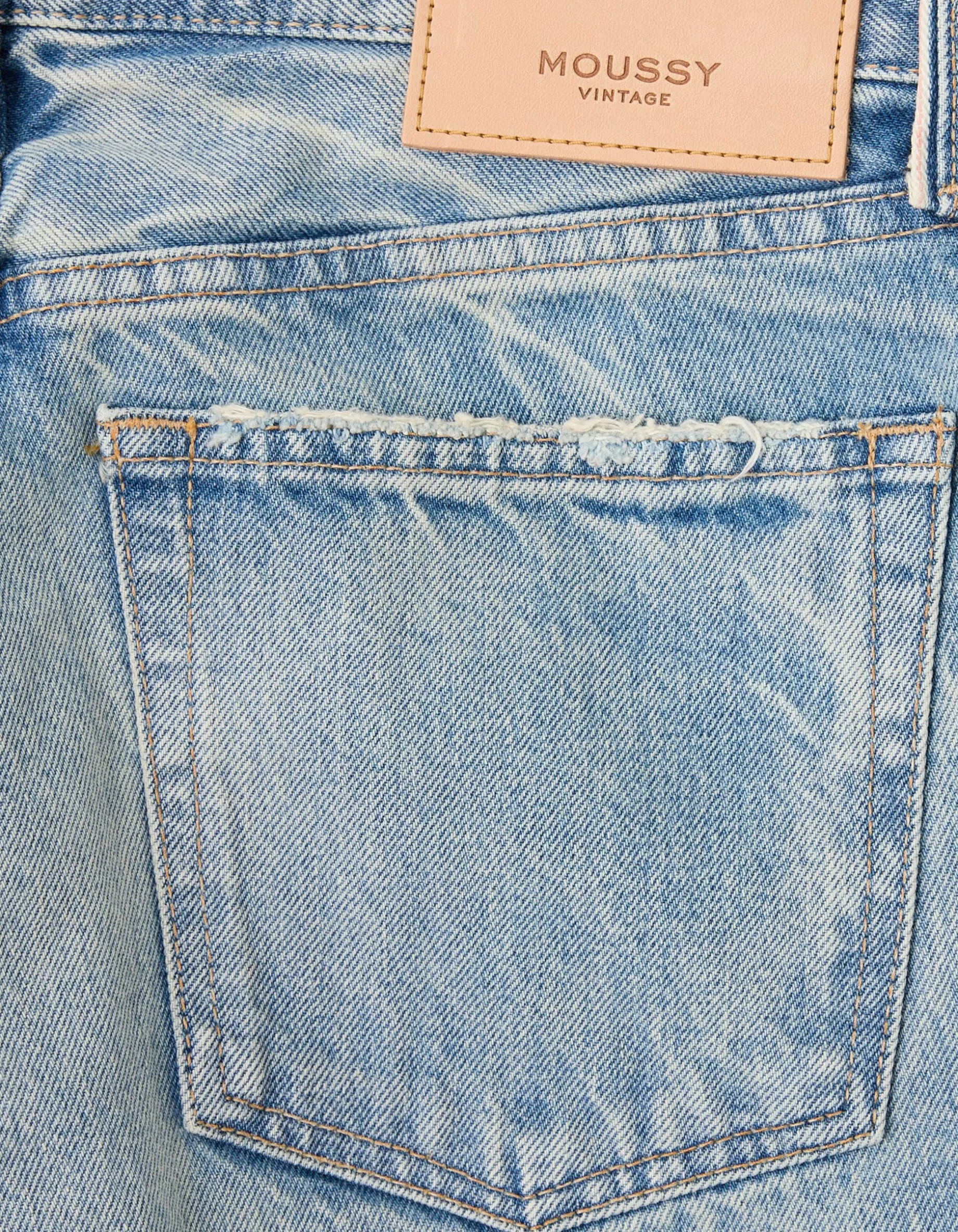 Straight-Leg Jeans mit Destroyed Details