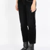 Straight-Leg Samt-Hose