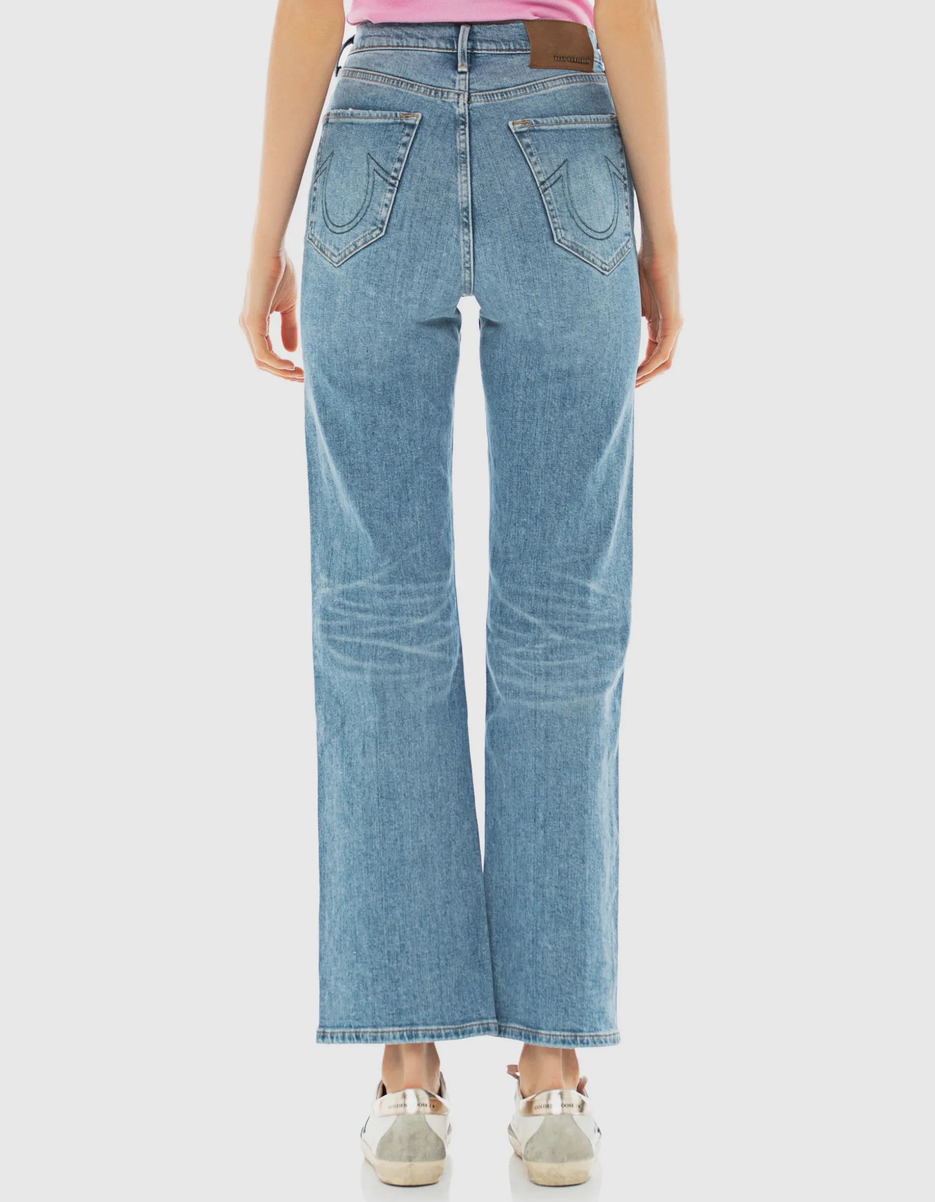 Straight-Leg-Jeans mit Knopfleiste