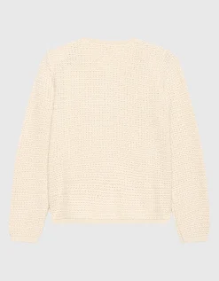 Strick Cardigan mit verzierten Knöpfen